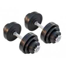 Гантель RN-Sport 2x15 кг набірні гумові