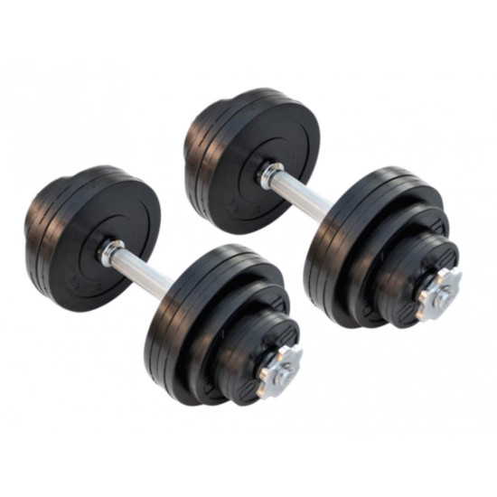 Купить Гантель  RN-Sport 2x15 кг наборные обрезиненные в Киеве - фото №1