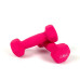 Гантель  RN-Sport 2x1 кг для фитнеса FIT1KGХ2PINK - фото №2
