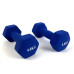 Купить Гантель  RN-Sport 2x4 кг для фитнеса FIT4KGХ2BLUE в Киеве - фото №1
