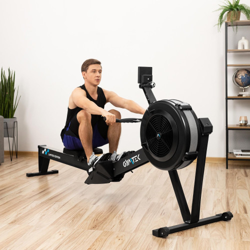Гребной тренажер  Gymtek XR4000 аэродинамический + телеметрический пояс - фото №11