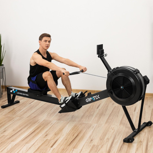 Гребной тренажер  Gymtek XR4000 аэродинамический + телеметрический пояс - фото №6