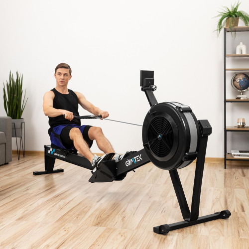 Гребной тренажер  Gymtek XR4000 аэродинамический + телеметрический пояс - фото №17