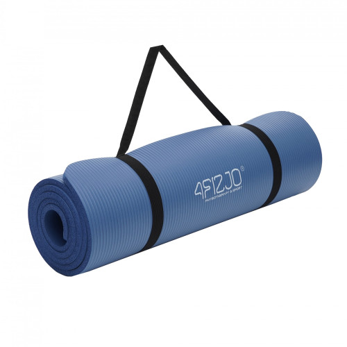 Мат для фитнеса  4FIZJO NBR 180 x 60 x 1.5 см Navy Blue - фото №2