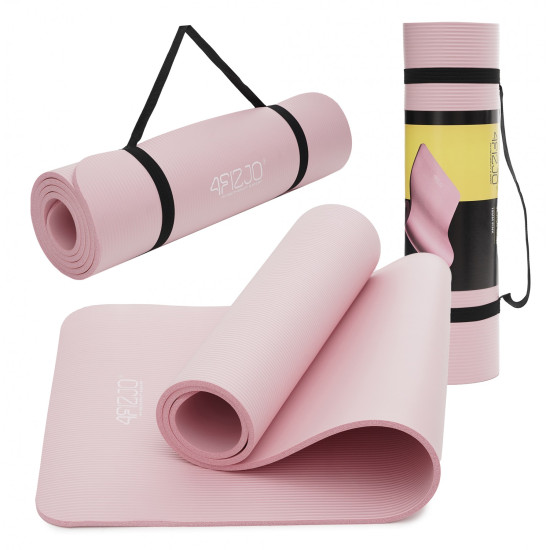 Купити Мат для фітнесу  4FIZJO NBR 180 x 60 x 1.5 см Light Pink у Києві - фото №1