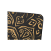Коврик для фитнеса  Queenfit Mandala TPE 5 мм black-gold - фото №3