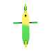 Самокат  Hipe H1 Yellow/Green (250843) - фото №5