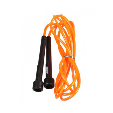 Скакалка LiveUp PVC JUMP ROPE Black Orange 275cm