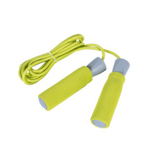 Скакалка LiveUp PVC FOAM HANDLE JUMP ROPE Yellow 275cm