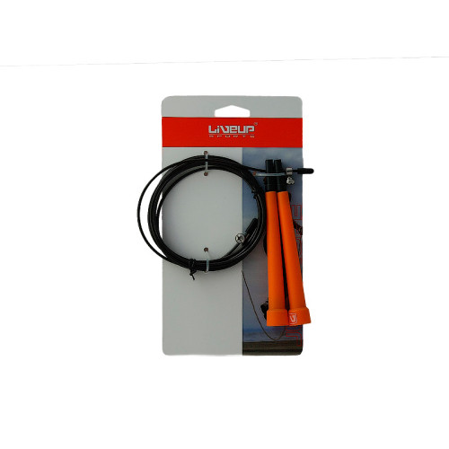 Купить Скакалка  LiveUp CABLE JUMPROPE Orange 275cm в Киеве - фото №1