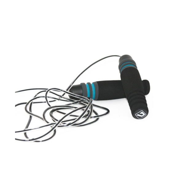 Купити Скакалка  LiveUp Jump Rope Black 280cm у Києві - фото №1