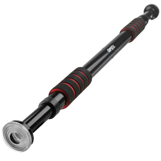 Купить Турник  Gymtek 63-100 раздвижной черно-красный в Киеве - фото №1