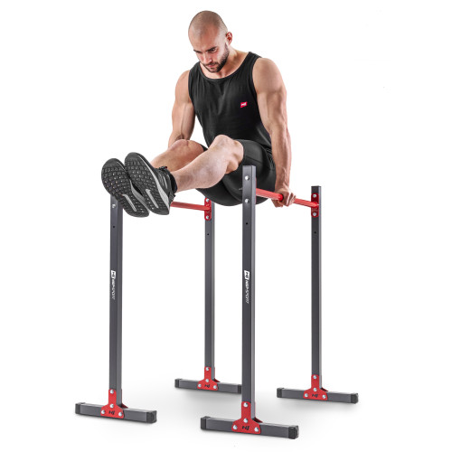 Брусья  стационарные Hop-Sport HS-1011K регулируемые - фото №4