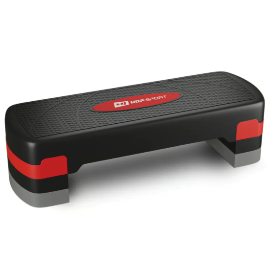 Купити Степ платформа  Hop-Sport HS-PP033AS 3-рівнева чорно-червона у Києві - фото №1