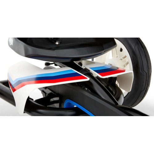 Веломобиль  BERG BMW Street Racer Черно-белый - фото №6