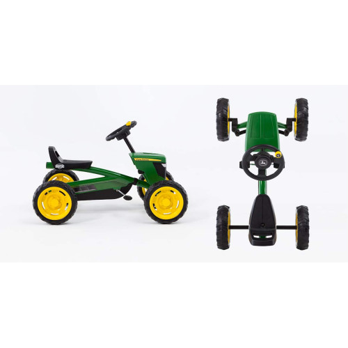 Веломобиль  BERG Buzzy John Deere Желто-зеленый - фото №3