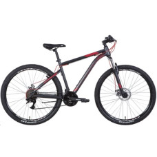 Велосипед Discovery Trek AM DD 2022 29" (серо-красный)