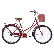 Велосипед Dorozhnik Jade 26" 2021 (бордовый)