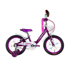 Велосипед Formula Cherry 16" 2022 (белый c фиолетовым)
