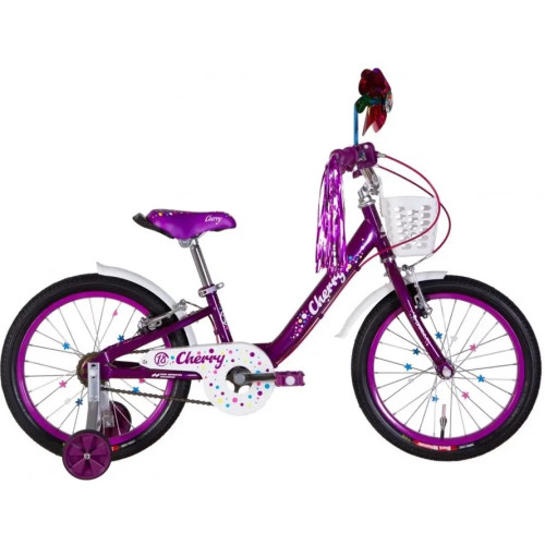 Купить Велосипед  Formula Cherry 18" 2022  (фиолетовый с белым) в Киеве - фото №1
