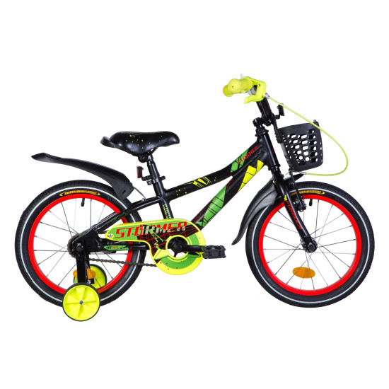 Купить Велосипед  Formula Stormer 16" 2021 (черно-красный с желтым) в Киеве - фото №1