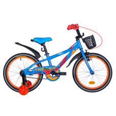 Велосипед Formula Stormer 18" 2021 (сине-оранжевый)