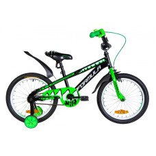 Велосипед Formula Wild 18" 2020 (черно-зеленый с белым)