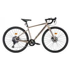 Велосипед Leon GR-80 DD 2022 28" (бежевый с серым)