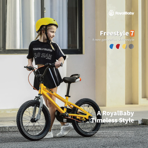Велосипед  RoyalBaby FREESTYLE 7TH 16" OFFICIAL UA красный - фото №2