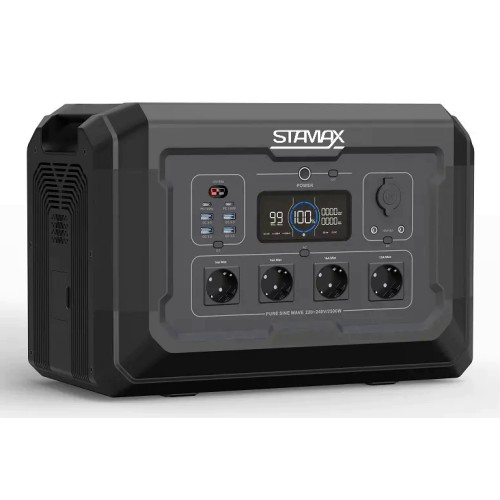 Зарядна станція  STAMAX 2500W + Додаткова батарея 2048 Вт/г - фото №5